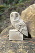 Barnadette the Barn Owl (Right)- Stone Sculpture